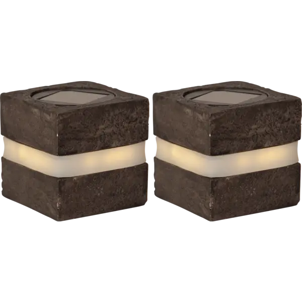 Solcellsdekoration Stonecube - Star Trading 1 Solcellsdekoration Stonecube - Star Trading