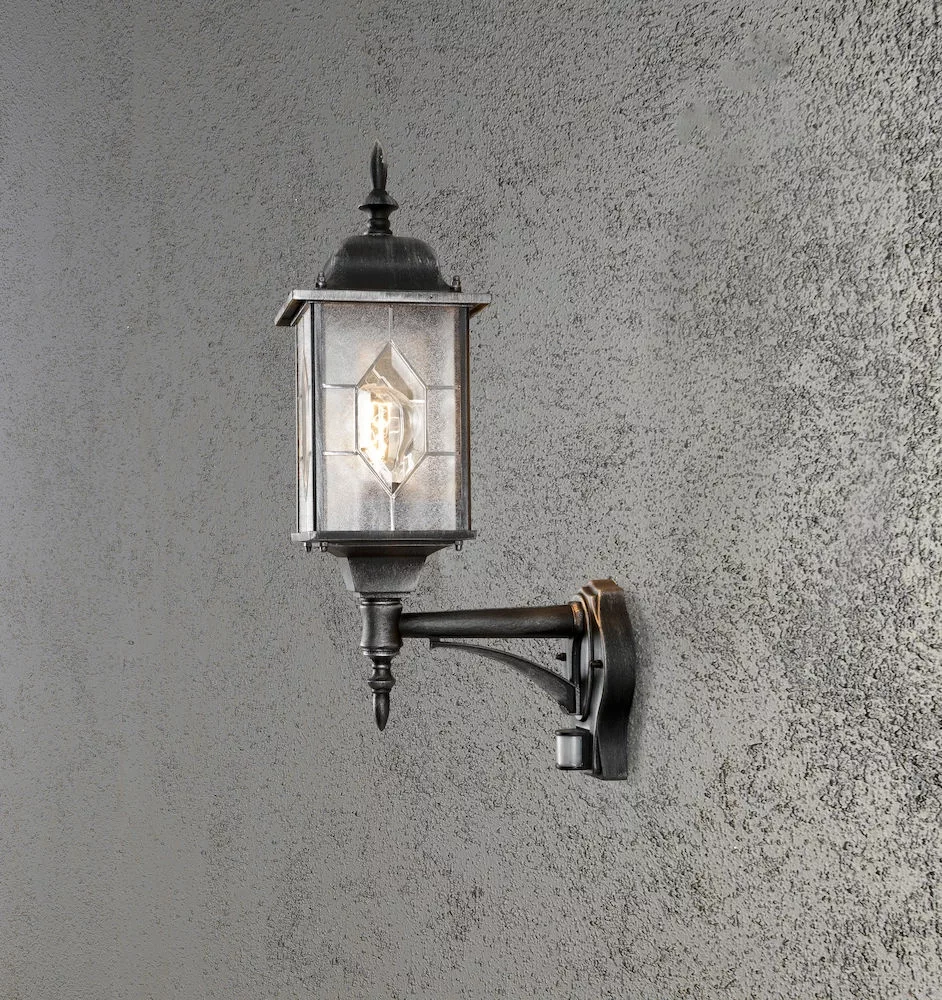 Milano vägglykta upp E27 PIR - Gnosjö Konstsmide 1 Milano vägglykta upp E27 PIR - Gnosjö Konstsmide