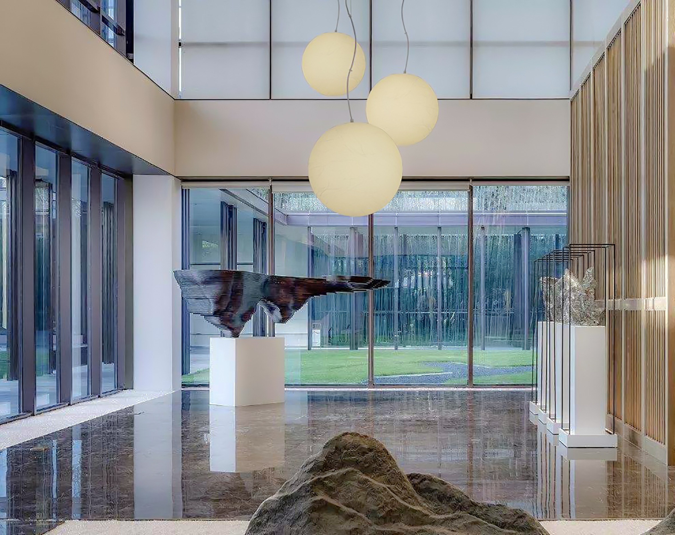 MOON taklampa, 40cm, vit - Aneta Lighting 1 MOON taklampa, 40cm, vit - Aneta Lighting